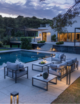 Load image into Gallery viewer, LES JARDINS BASTINGAGE Gray Outdoor Sofa Set