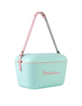 Load image into Gallery viewer, POLARBOX Cyan Cooler Box with Baby Rose Pop Strap - 20L