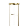 Load image into Gallery viewer, BLOOMINGVILLE Pretty Gold Sidetable Metal D30xH60 cm