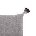 Load image into Gallery viewer, BLOOMINGVILLE Gray Cushion with Ombre Fringes