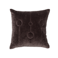 Load image into Gallery viewer, BLOOMINGVILLE Dark Brown Embroidered Cushion