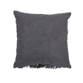 Load image into Gallery viewer, BLOOMINGVILLE Gray Cushion with Fringe