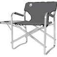 Load image into Gallery viewer, COLEMAN Gray Folding Chair with Side Table