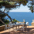 Load image into Gallery viewer, LES JARDINS Bastingage White Outdoor Dining Set