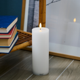 Load image into Gallery viewer, SIRIUS SILLE Medium White LED Block Candle