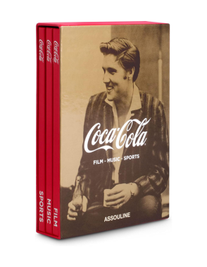ASSOULINE Coca-Cola Set Of Three: Film, Music, Sports Book
