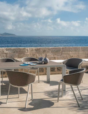 ETHIMO ESEDRA Beige Outdoor Dining Set