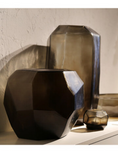 Load image into Gallery viewer, GUAXS CUBISTIC Round Dark Grey Vase
