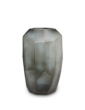 GUAXS CUBISTIC Tall Dark Grey Vase
