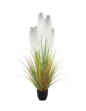 LONGJIN Artificial Plume Grass 182 cm - 7