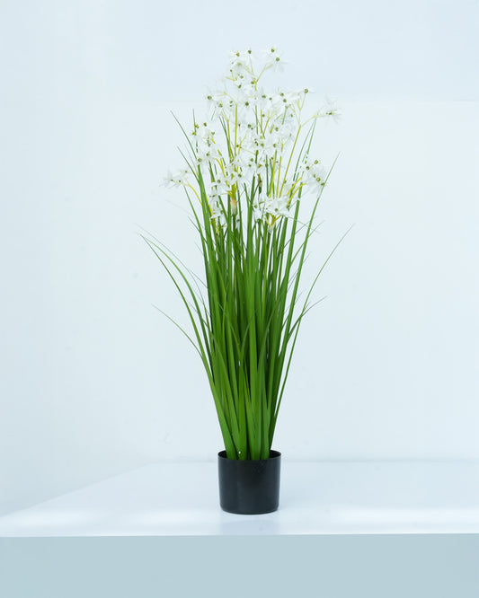LONGJIN Artificial White Allium 140 cm - 24