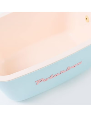 POLARBOX Cyan Cooler Box with Baby Rose Pop Strap - 12L