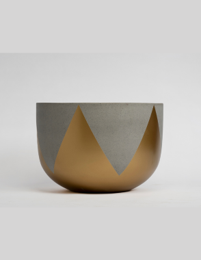 ROSIE POTTERY Gold Angles Pot 55x37 cm