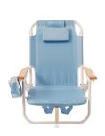 Load image into Gallery viewer, SUNNYLIFE Sky Blue Deluxe Beach Chair
