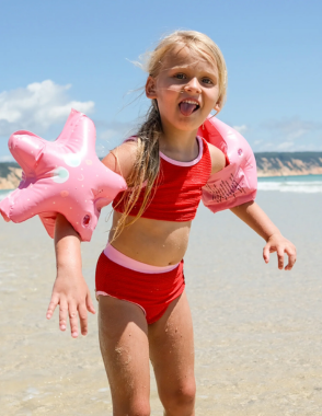 SUNNYLIFE Pink Ocean Treasure Buddy Float Bands