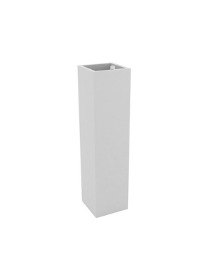 VONDOM CUBO Medium Square Tower White Pot