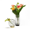 Load image into Gallery viewer, AYTM VITREUS Black and Clear Vase
