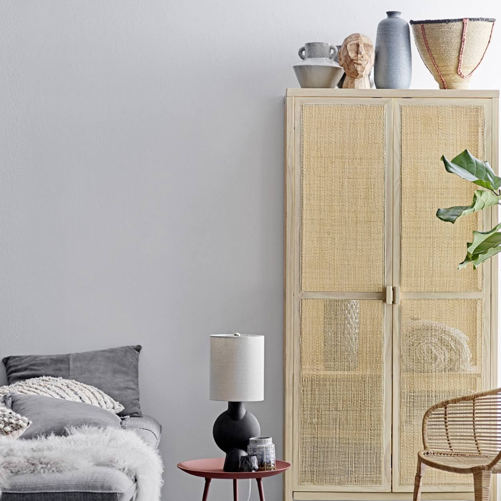 BLOOMINGVILLE Gray Suede Rectangular Cushion