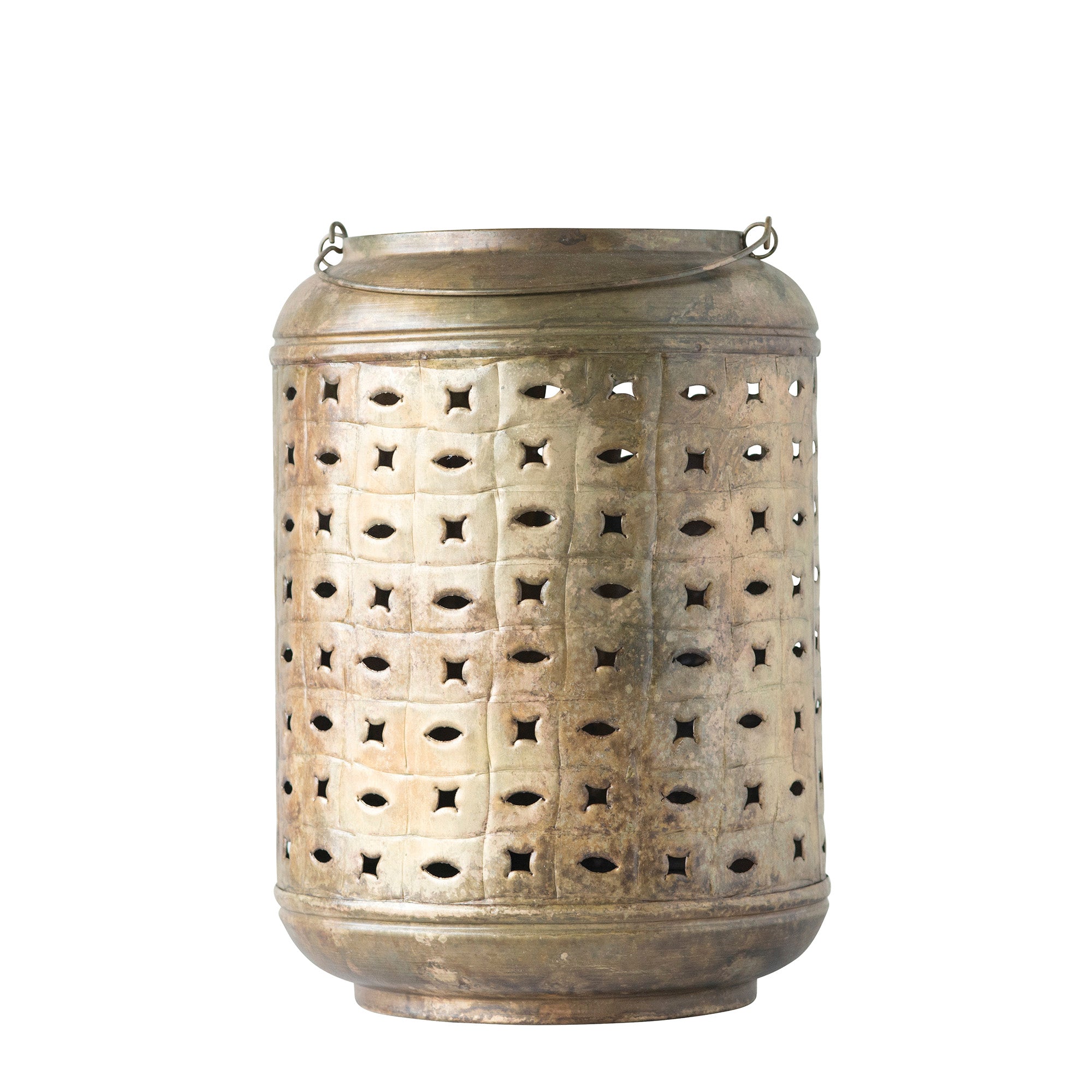 Lantern Brass Metal D27xH40 cm