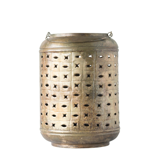 Lantern Brass Metal D27xH40 cm