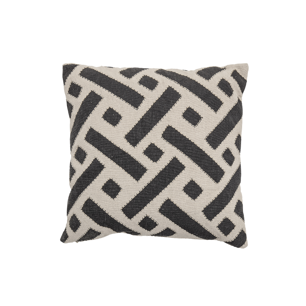 BLOOMINGVILLE Off-white and Black Cushion