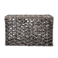 Load image into Gallery viewer, Basket w/Lid Black Seagrass L355xH22xW235 cm
