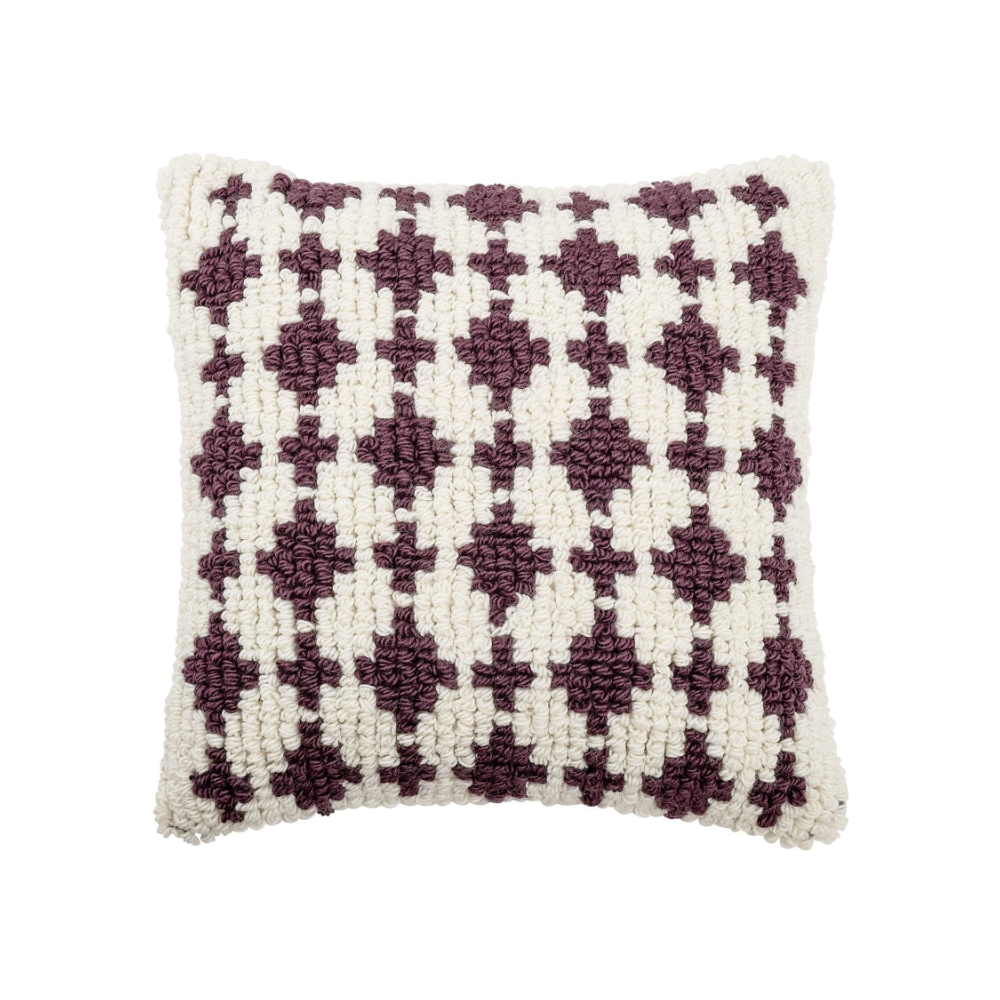 BLOOMINGVILLE Purple Patterned Cushion