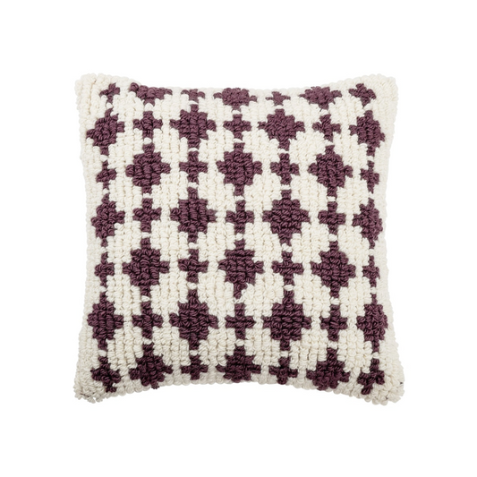 BLOOMINGVILLE Purple Patterned Cushion