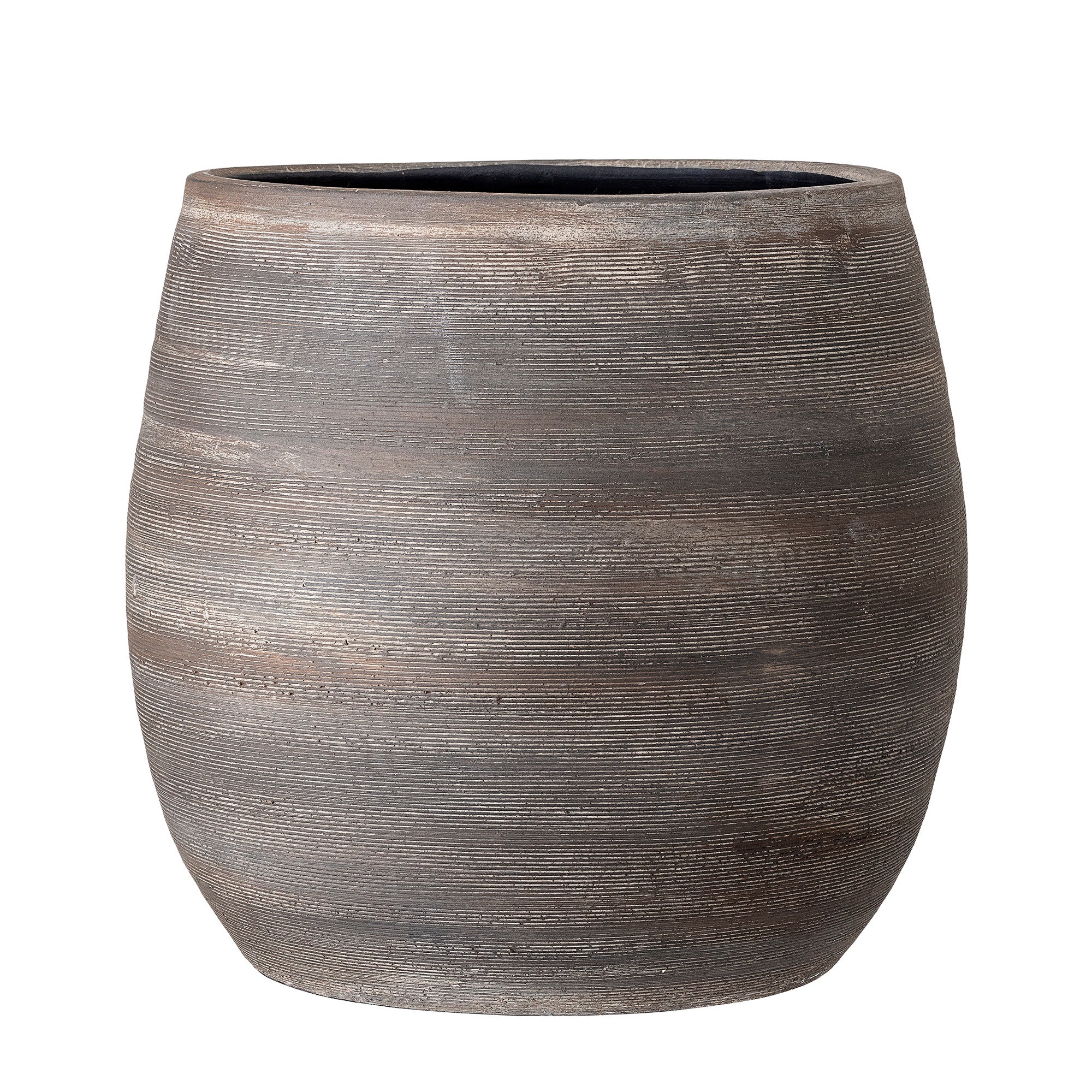 Deco Flowerpot Brown Terracotta D32xH30 cm