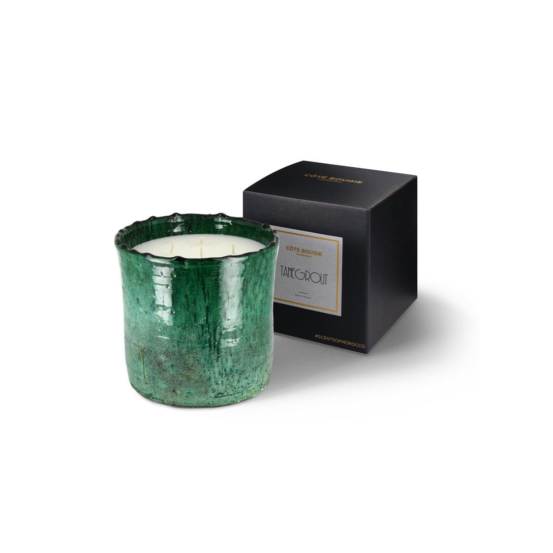 COTE BOUGIE TAMEGROUT Mint & Tea Candle - 1600 g