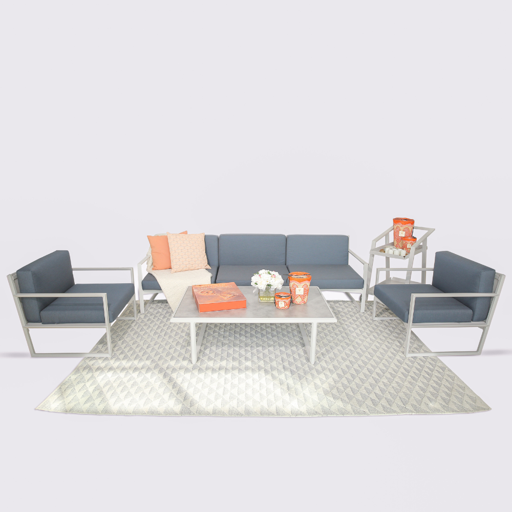 10DEKA ORA Light Gray Outdoor Sofa Set