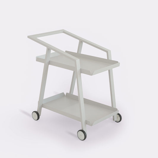 10DEKA PULVIS Light Gray Outdoor Trolley