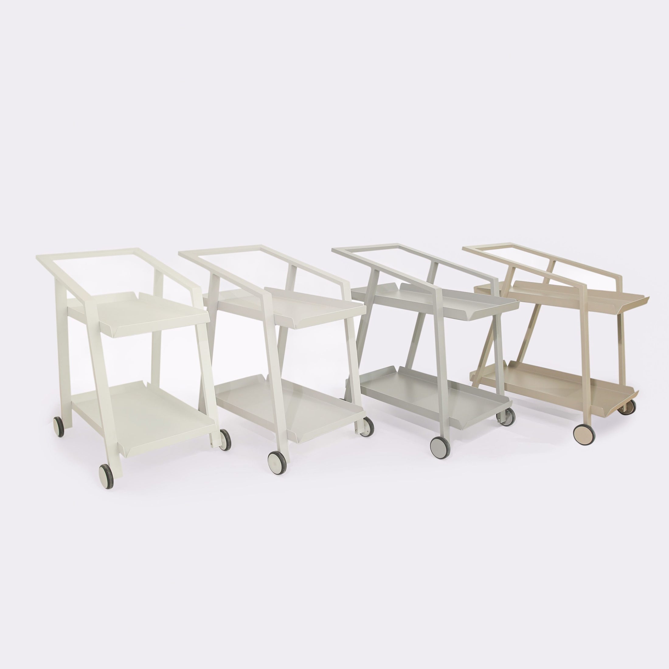 10DEKA PULVIS Light Gray Outdoor Trolley