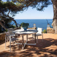 Load image into Gallery viewer, LES JARDINS Bastingage White Outdoor Dining Set
