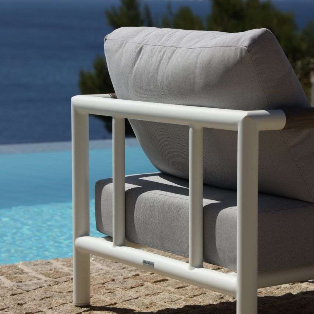 LES JARDINS BASTINGAGE White Outdoor Sofa Set