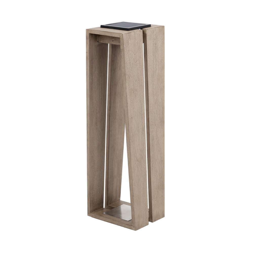 LES JARDINS SKAAL Large Brown Solar Lantern