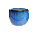 Load image into Gallery viewer, MEGA COLLECTIONS Glazed Egg Medium Blue Pot

