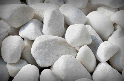 Pebbles White 4-6CM Medium