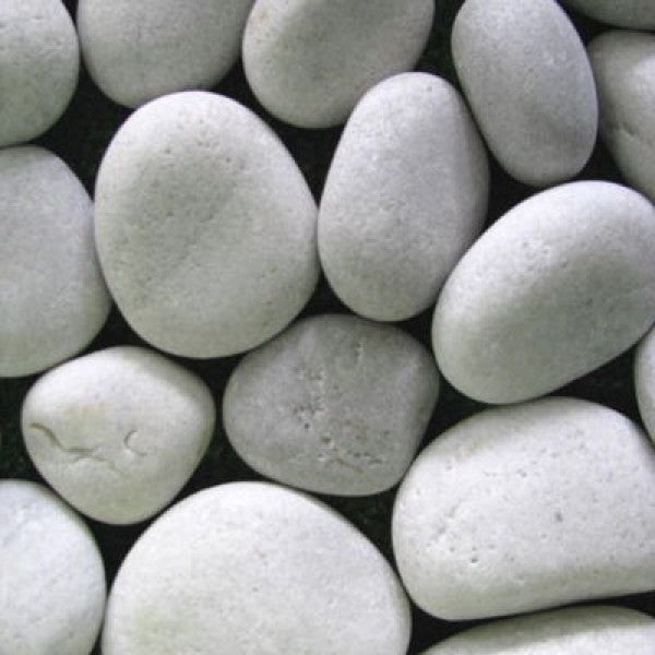 Pebbles White 5-8CM Large