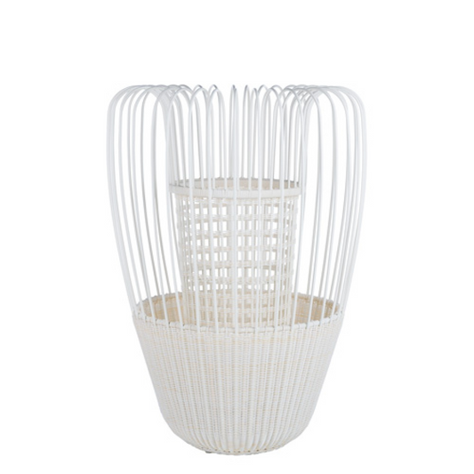 POINT MIST Medium White Pot