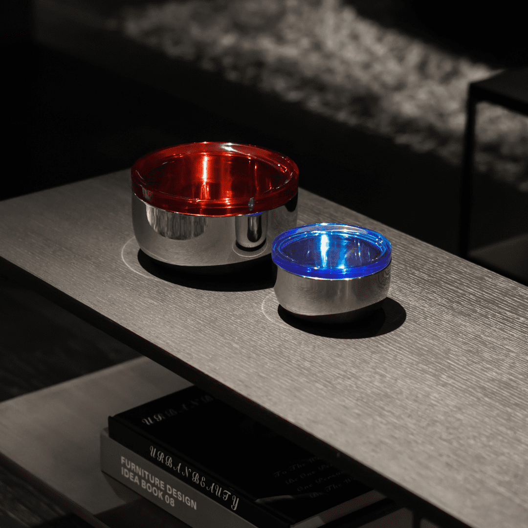 Resong M storage jar -Blue Acrylic