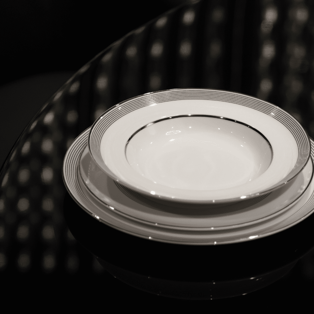 Resong plate L-black ceramic