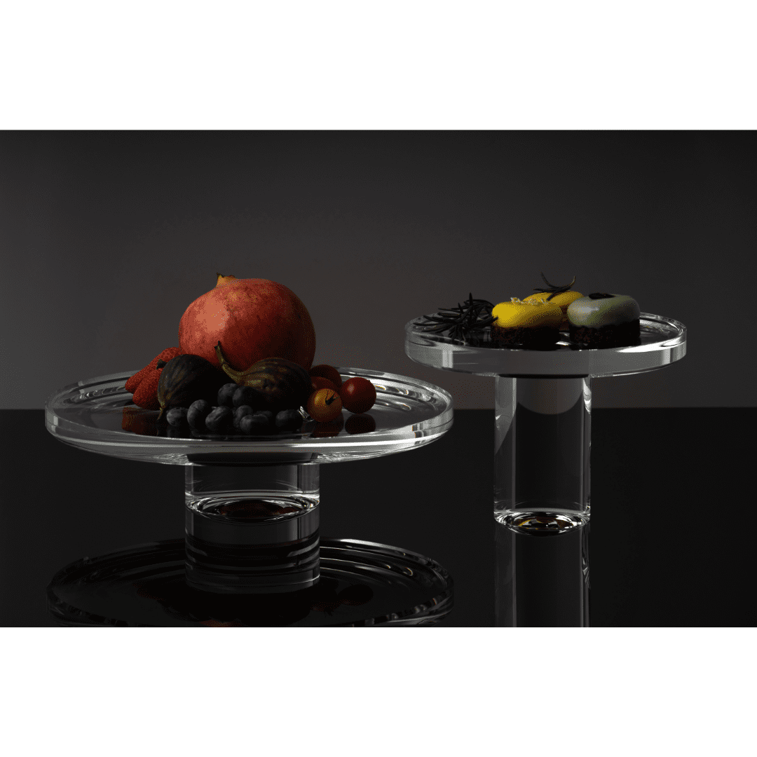 Resong M Fruit Tray Clear crystal