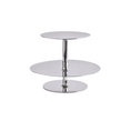 Load image into Gallery viewer, RESONG Large Silver Dessert Stand and Plate
