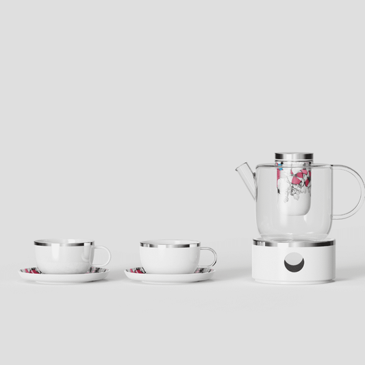 Resong Tea-pot set ceramic-glasses
