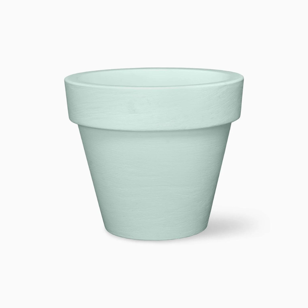 SERRALUNGA 1825 BORDATO LISCIO Large Light Blue Pot