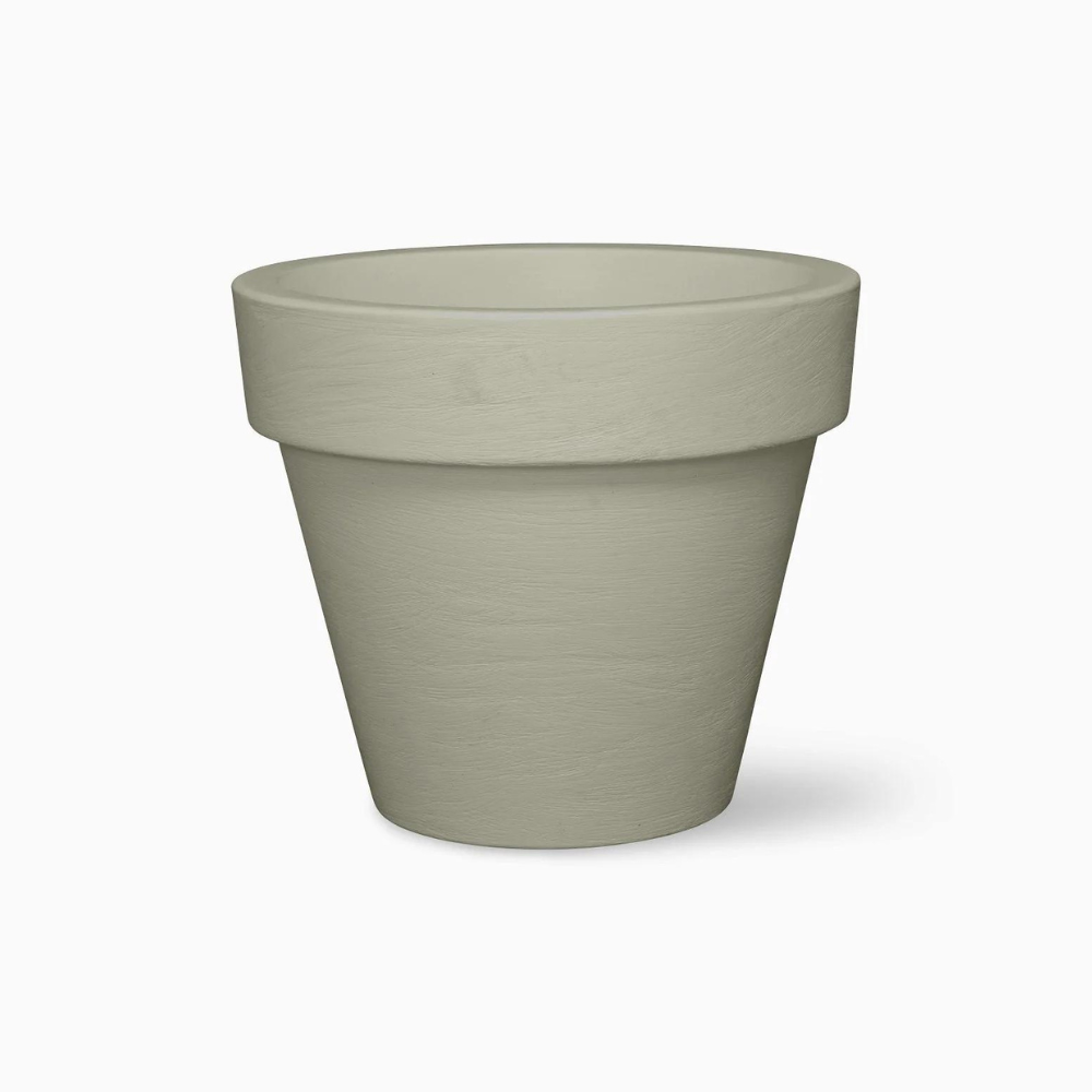 SERRALUNGA 1825 BORDATO LISCIO Large Beige Pot