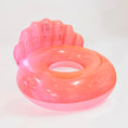 Load image into Gallery viewer, Luxe Pool Shell Ring Neon Coral
