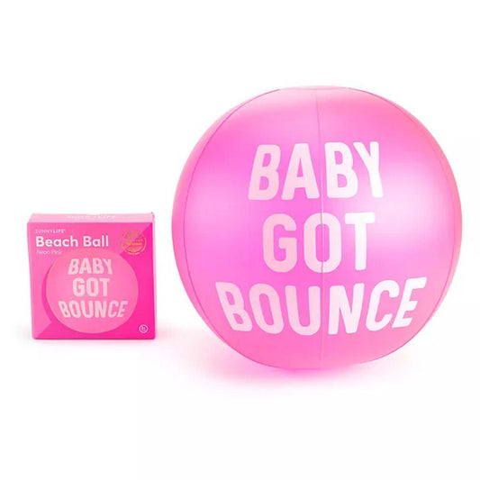 Inflatable Beach Ball Neon Pink