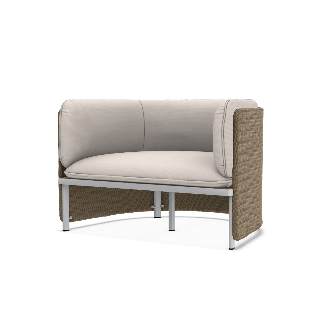 ETHIMO ESEDRA Beige Outdoor Sofa Set With 2 Tables